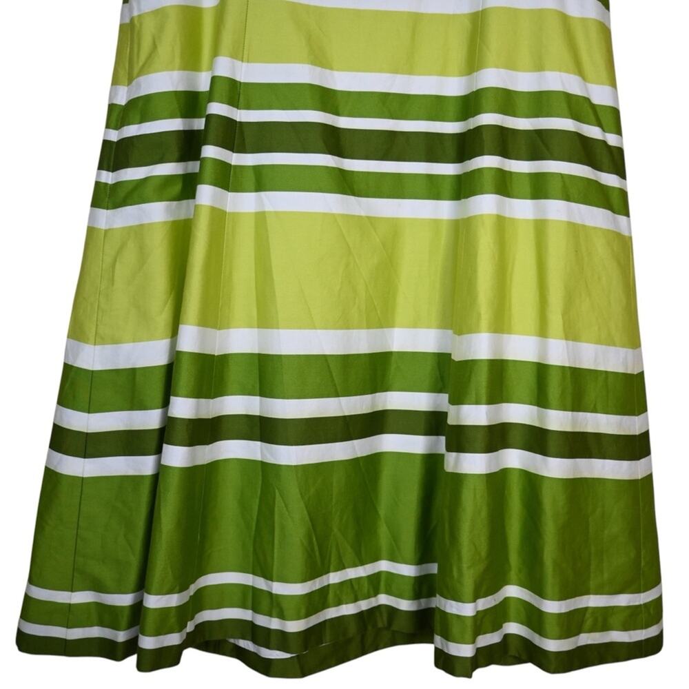 Ann Taylor Womens 8 Striped Spaghetti Strap Lined Dress - Picture 7 of 9